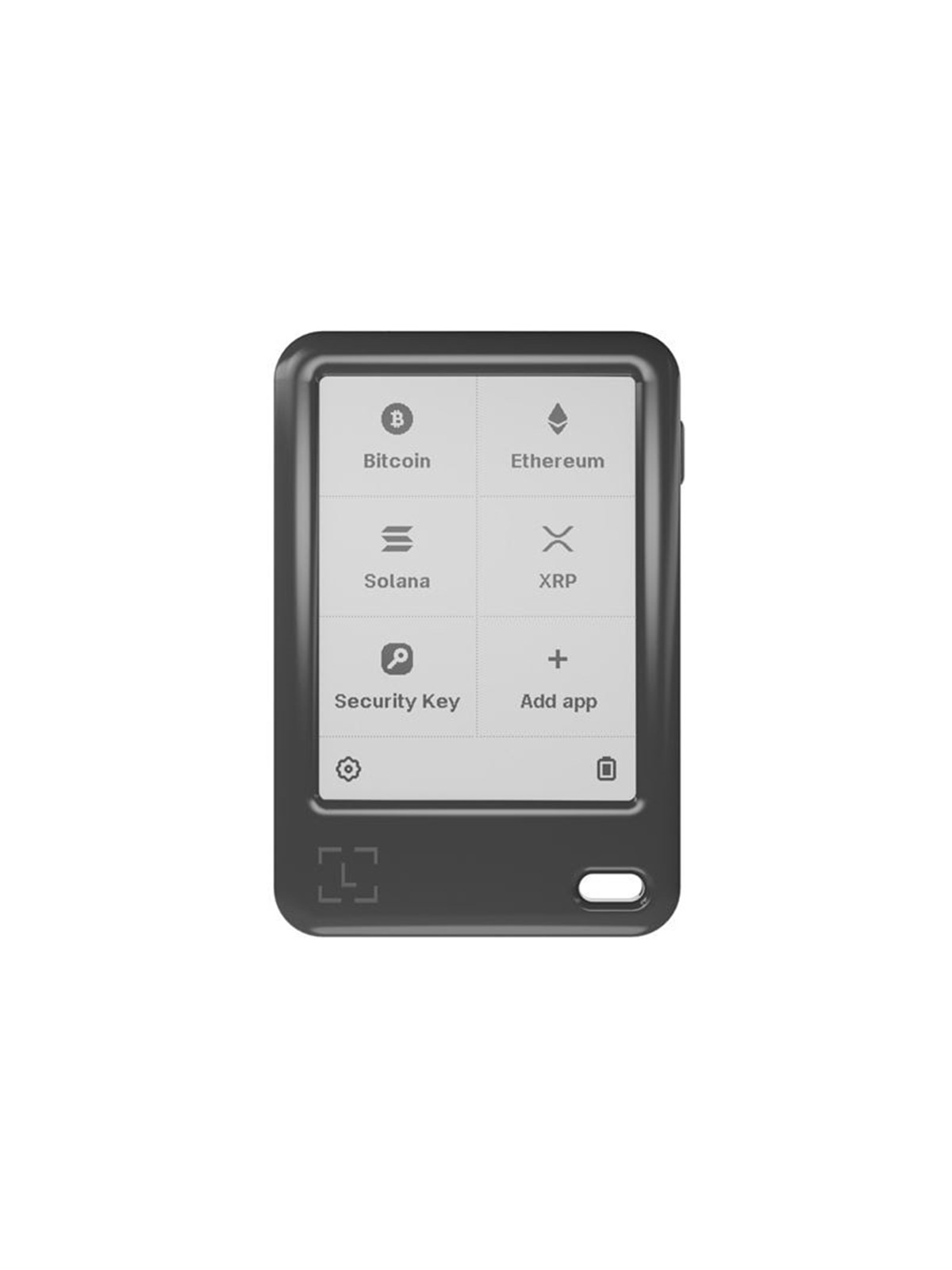 Ledger Nano Gen 5 Dark Crypto Hardware Wallet with Recovery Key, Mobil Tilbehør