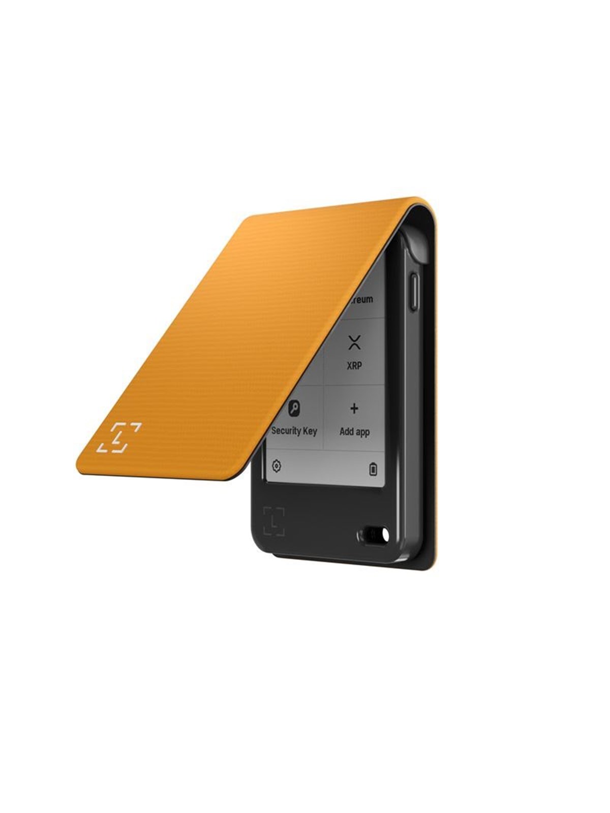 Ledger Nano Gen 5 Magnet Folio - bitcoin orange, Mobilcover