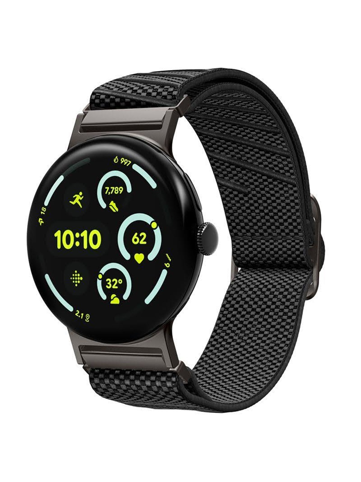 Spigen Lite Fit X Band - black - Google Pixel Watch 4/3 45mm, Smartwatch Tilbehør