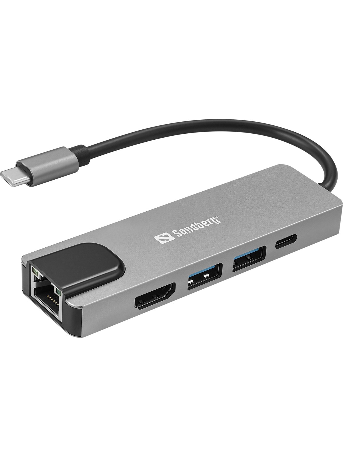 Sandberg USB-C 5-in-1 Travel Dock, Docking Station