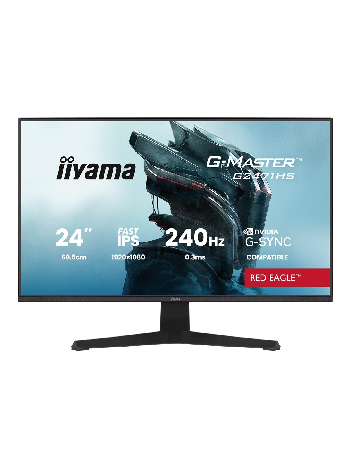 24" iiyama G-MASTER Red Eagle G2471HS-B1 - LED monitor - Full HD (1080p) - 24"