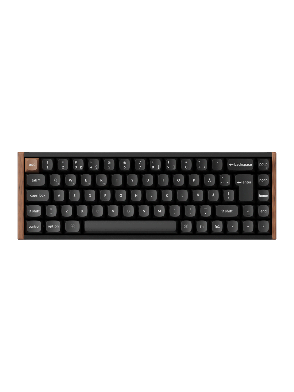 Keychron K6 HE SE Wireless Tri-Mode - Gaming Tastatur - Nordisk - Sort, Tastatur