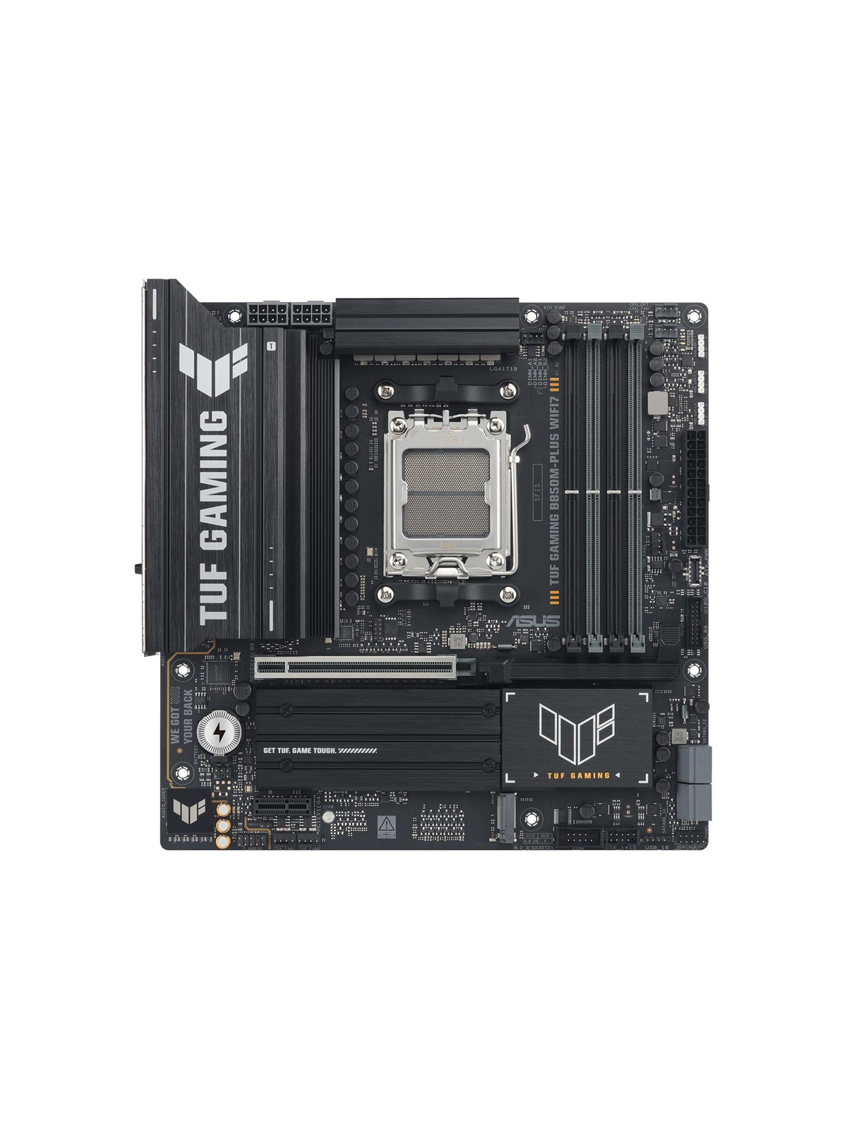 ASUS TUF GAMING B850M-PLUS WIFI7 Bundkort - AMD B850 - AMD AM5 socket - DDR5 RAM - Micro-ATX