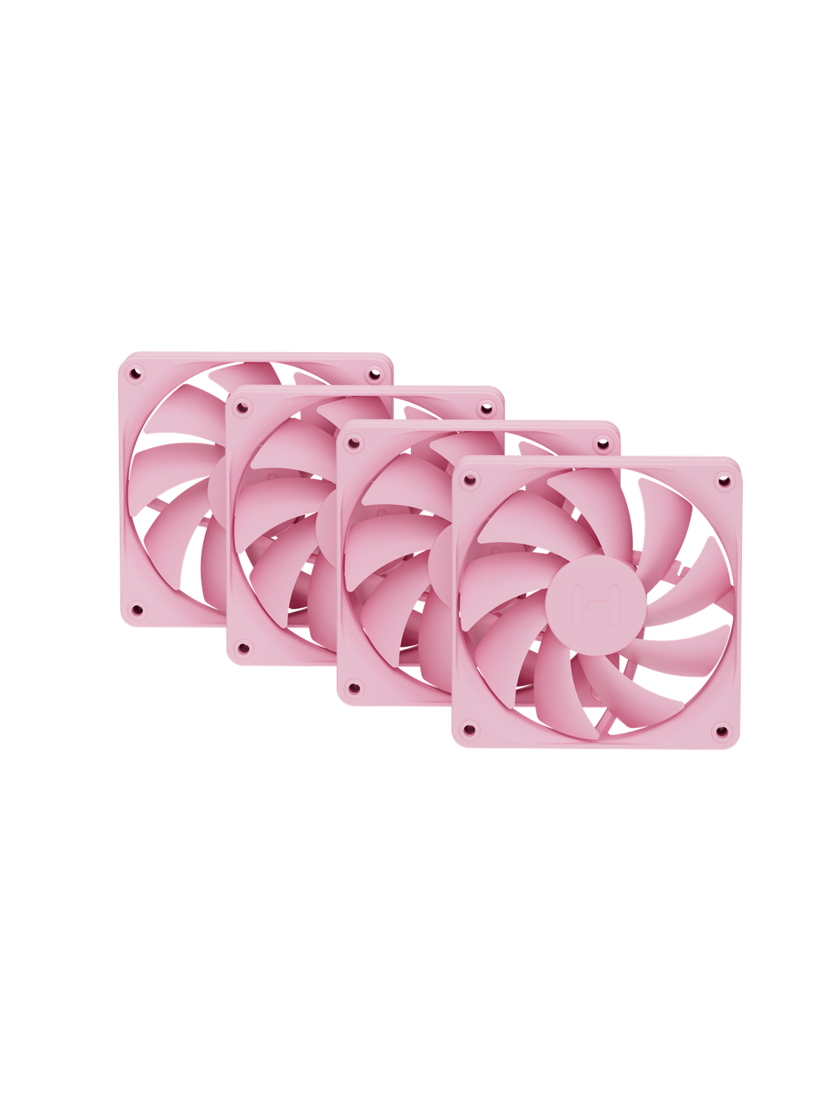 HYTE FA12 FAN - (Strawberry Milk / Pink) 4-pack - Kabinet køler - 120mm - Pink - 28 dBA