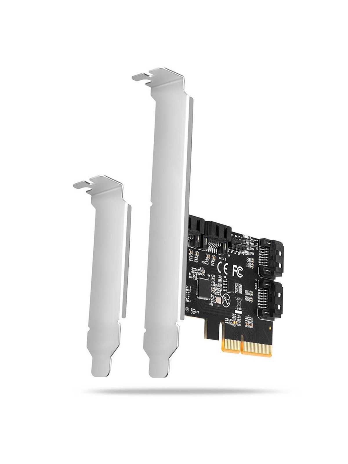 AXAGON 4 × Internal SATA 6G Port PCIe Controller, Controller
