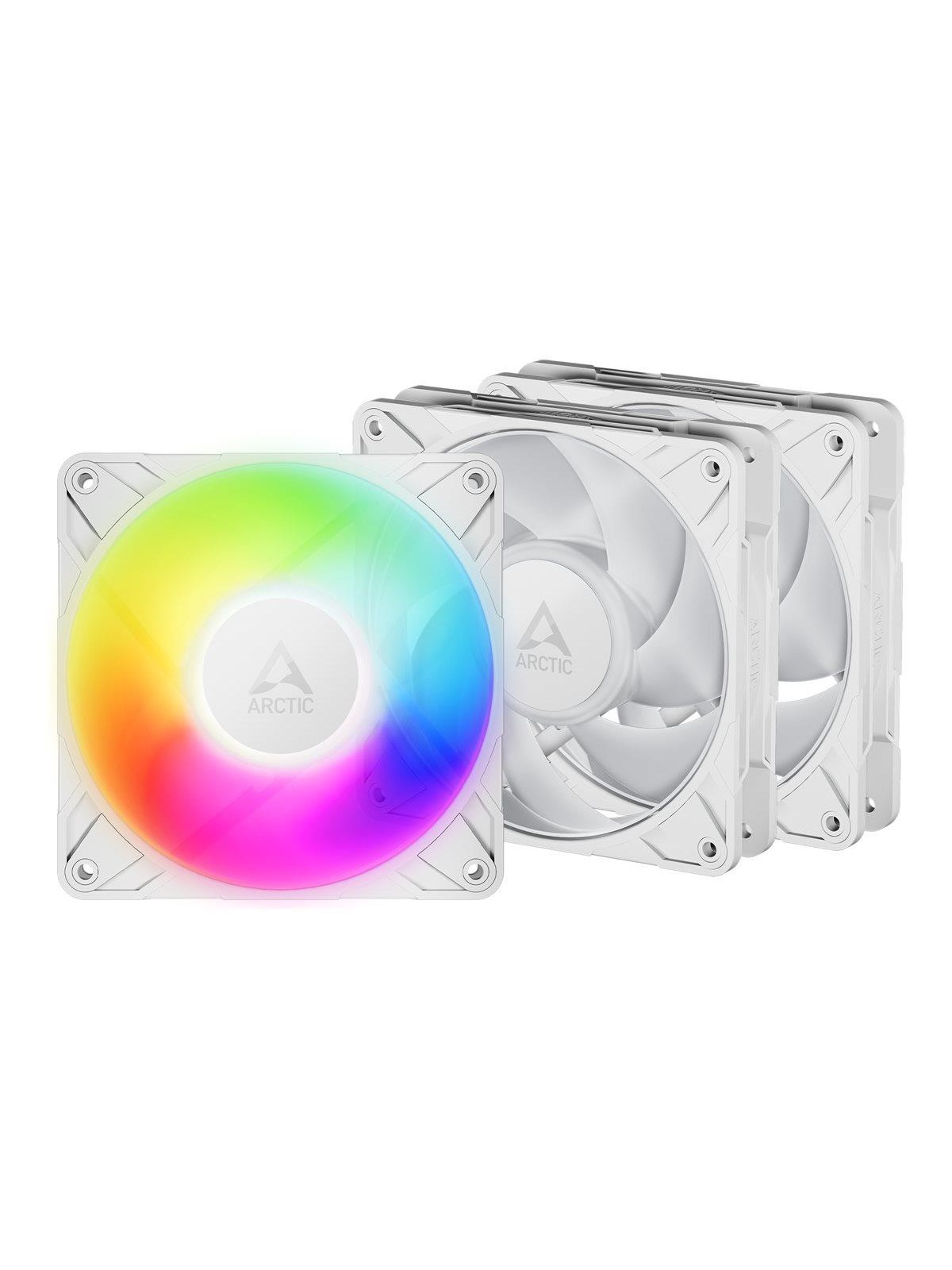 Arctic P12 Pro A-RGB - case fan - with cable splitter - Kabinet køler - 120mm - Hvid