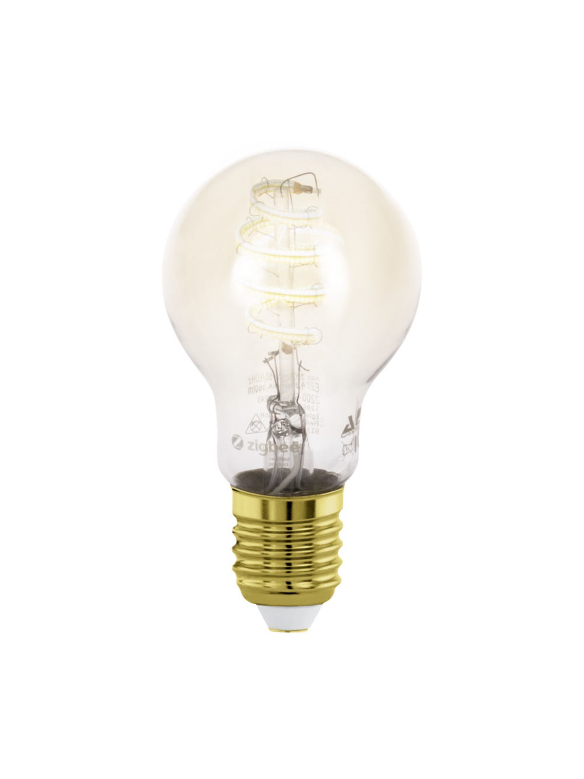 EGLO CONNECT.Z E27 A60 spiral amber SMART pære M/TUNABLE WHITE, Smart Home