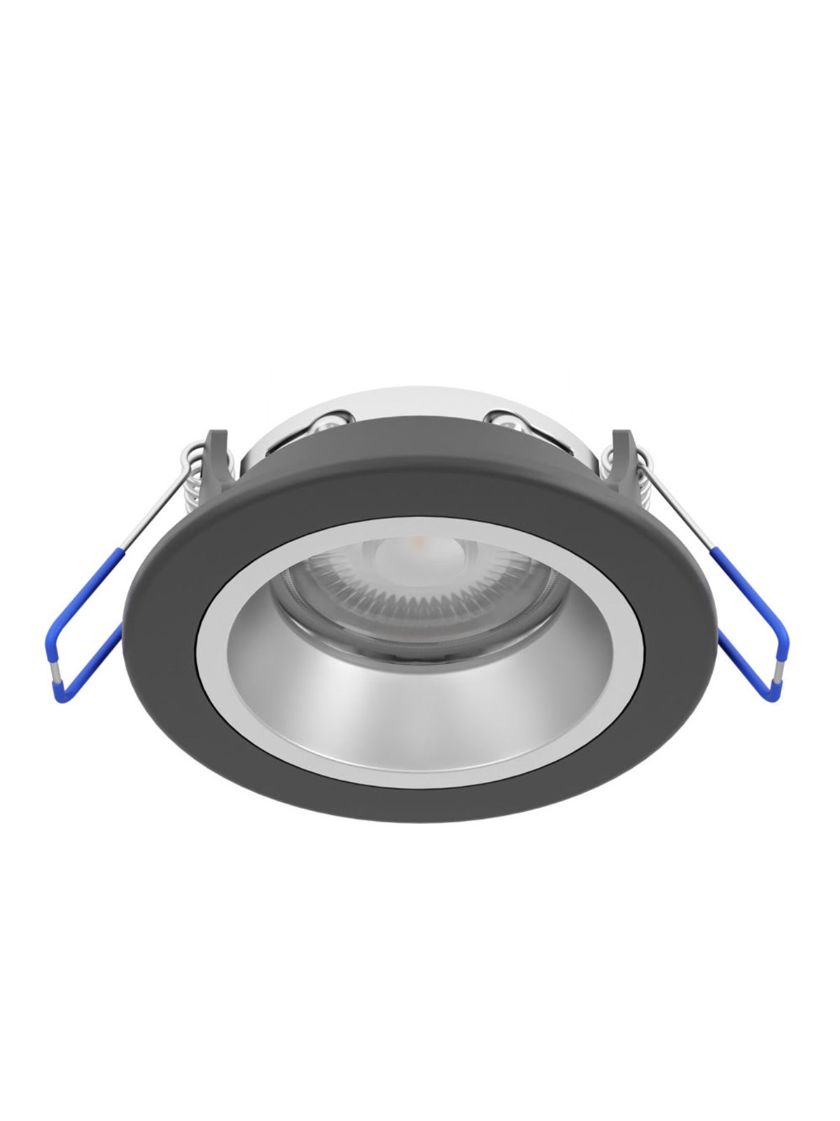 EGLO CONNECT.Z YEBRA SMART indbyg sort/sølv M/FARVER(RGB) OG TUNABLE WHITE