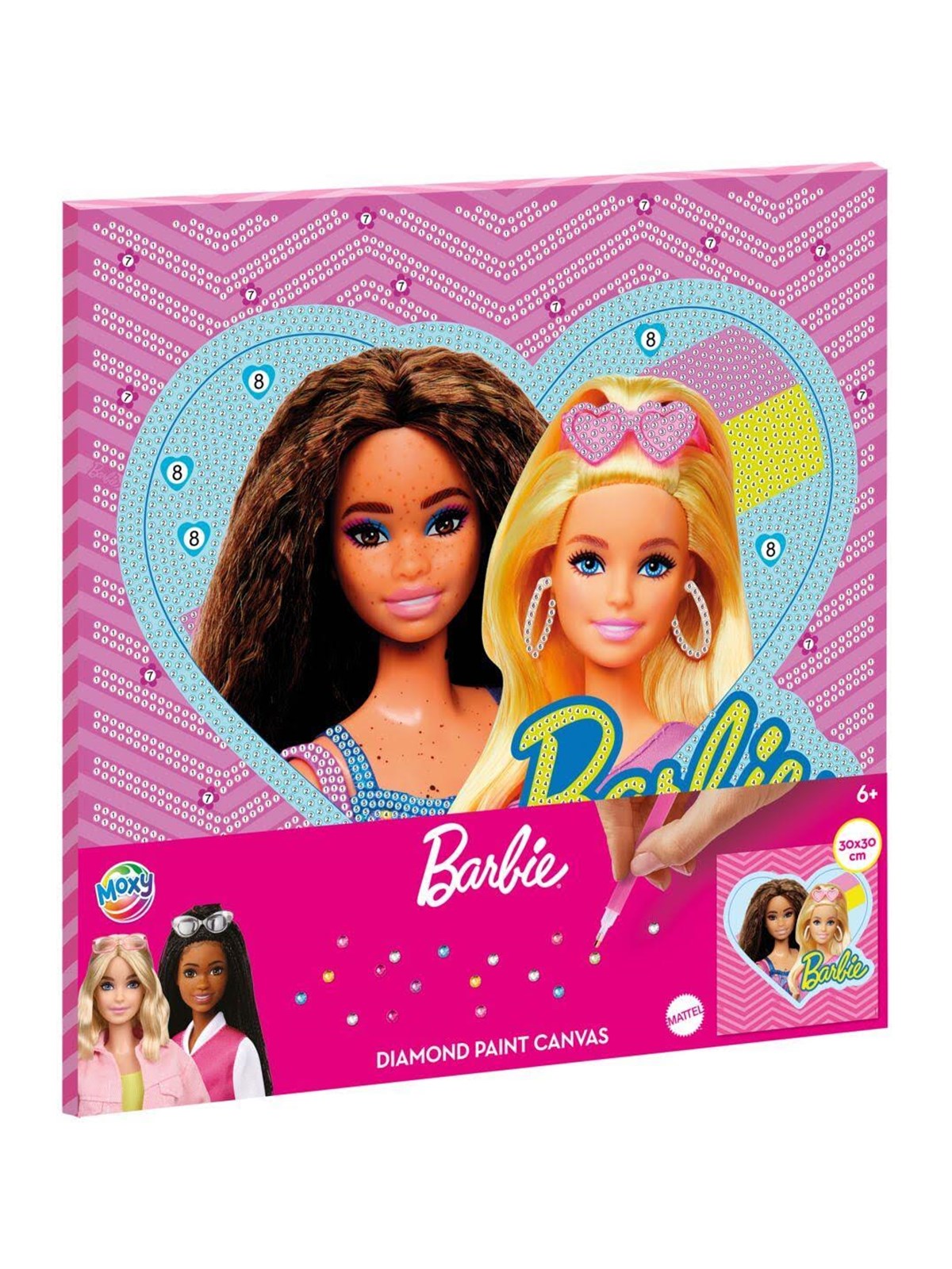 Hobby Mate BARBIE Diamond Painting 30x30cm., Hobby Artikler