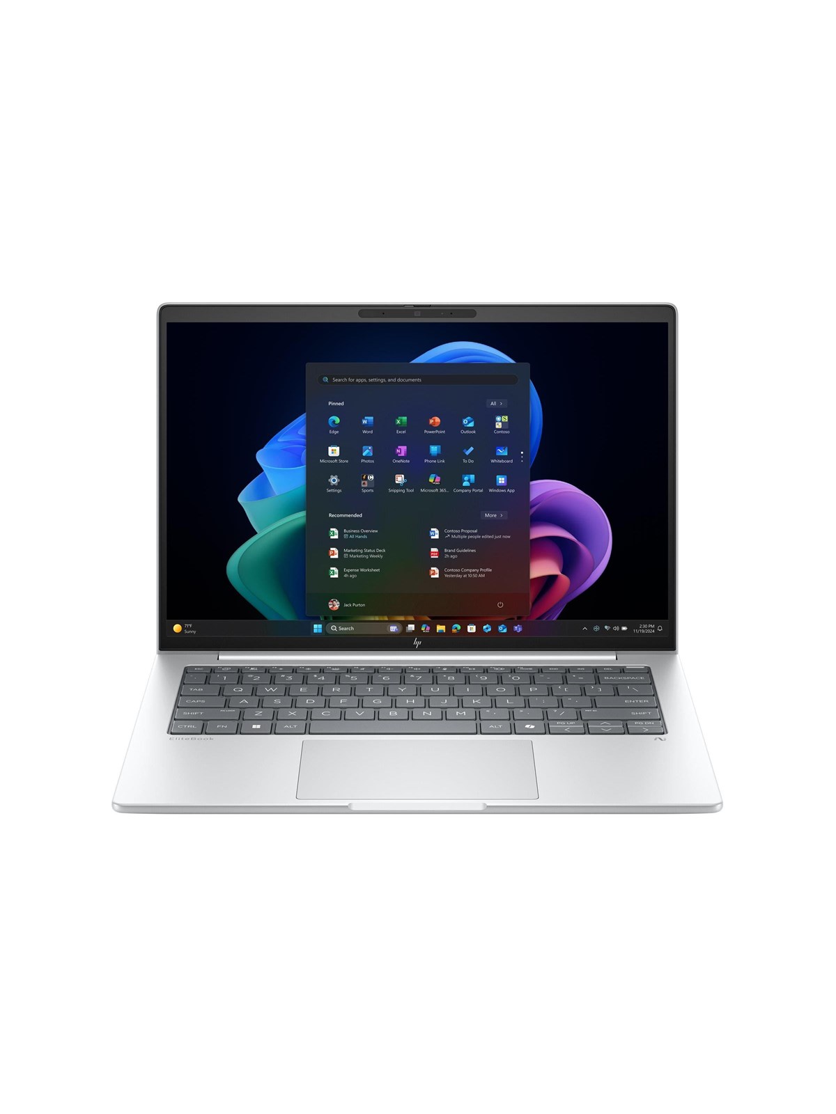HP EliteBook 8 G1a - 14" | Ryzen AI 5 | 16GB | 512GB, Bærbar