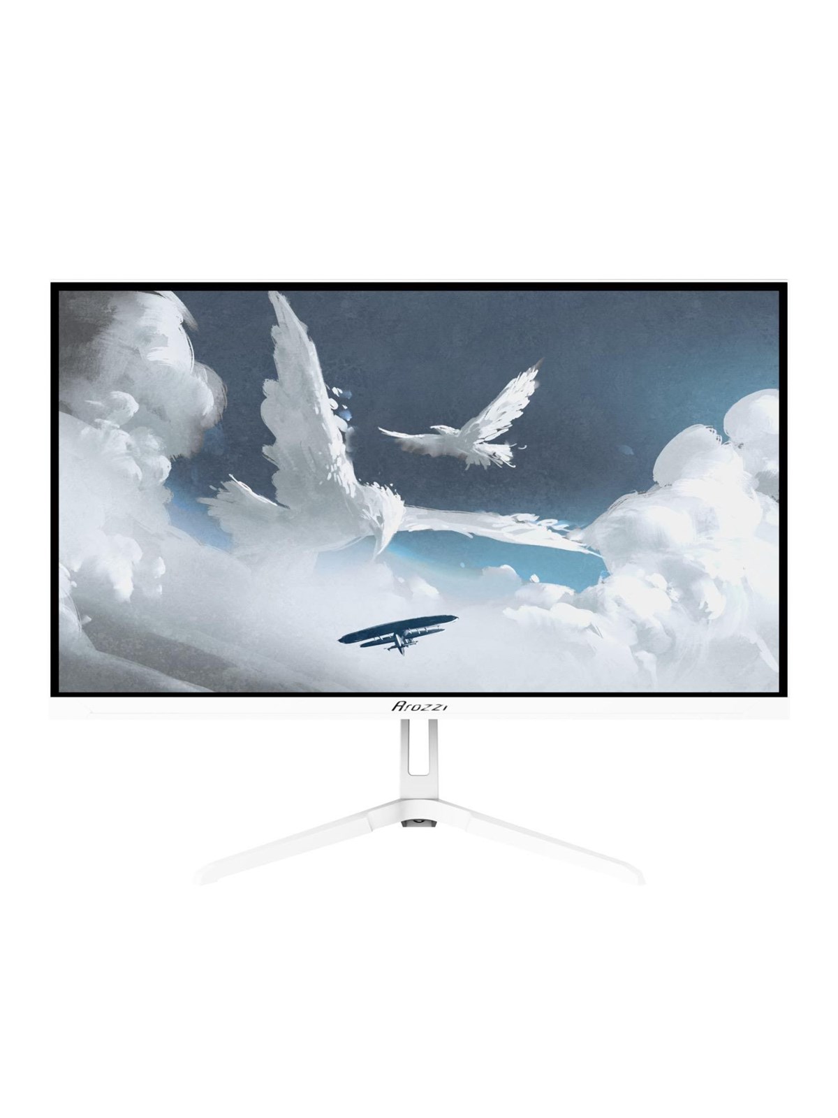 24" Arozzi Nova (White) - 1920x1080 (FHD) - 200Hz - IPS, Computerskærm