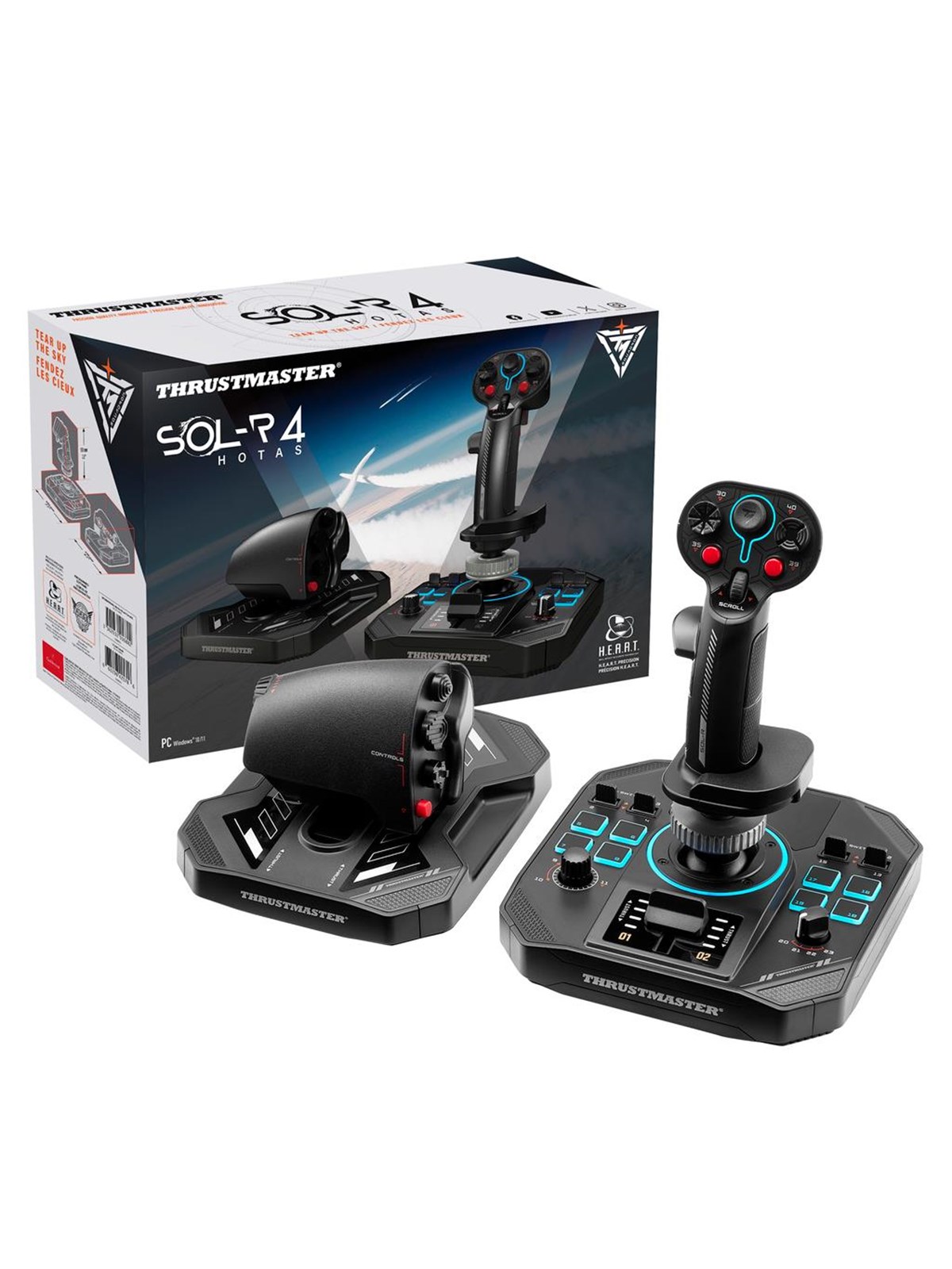 Thrustmaster SOL-R 4 HOTAS - Flysimulator-styring - PC
