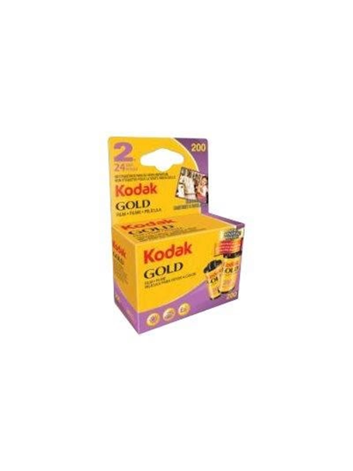 KODAK 135 Gold 200 Carded 24x2, Fotofilm