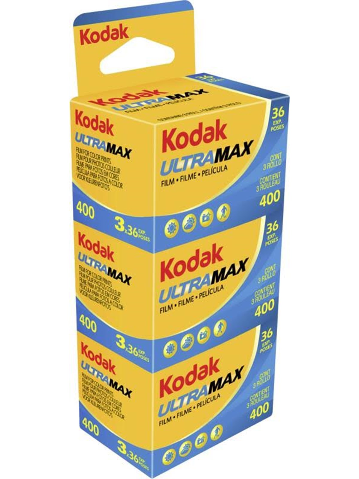 KODAK 135 Ultramax 400 36x3, Fotofilm