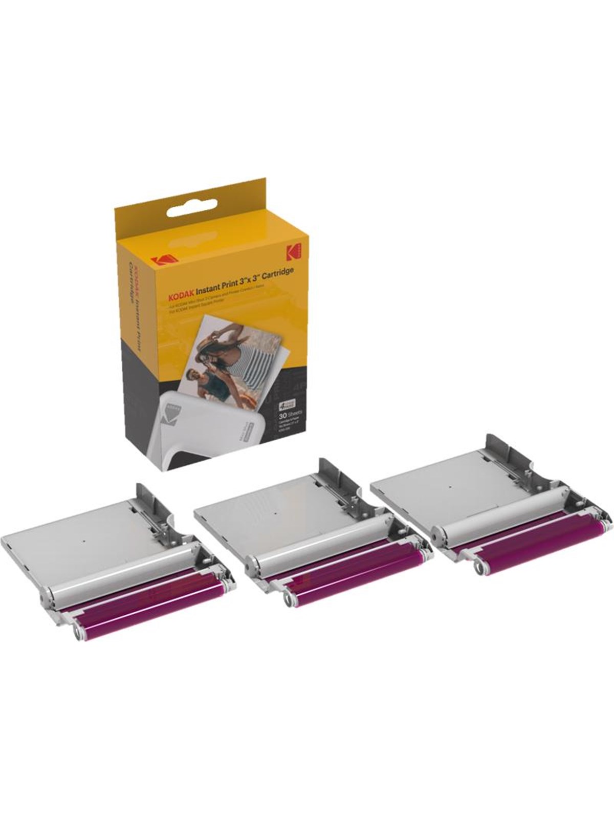 KODAK Cartridge 3x3" 30-pack, Printerpatron Og Toner