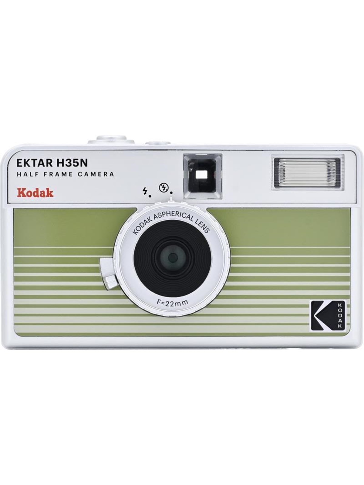 KODAK EKTAR H35N Camera Striped Green, Kamera