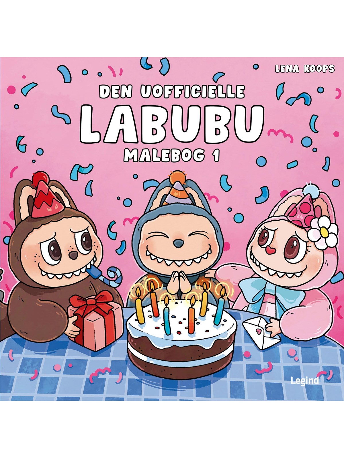 Den uofficielle Labubu malebog 1 - Hobby - paperback, Hobby
