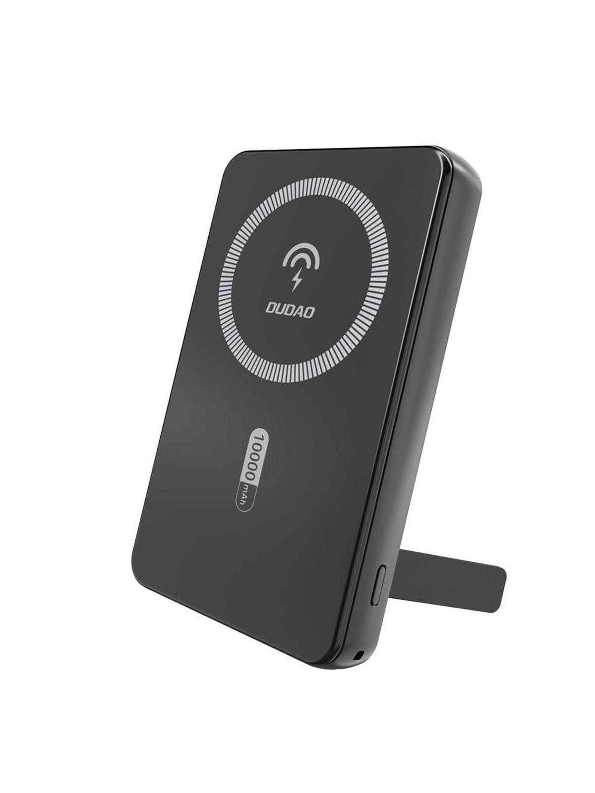 Dudao Powerbank K14S+ 10000mAh 20W USB-A / USB-C / MagSafe with stand - black Powerbank - Sort - 10000 mAh