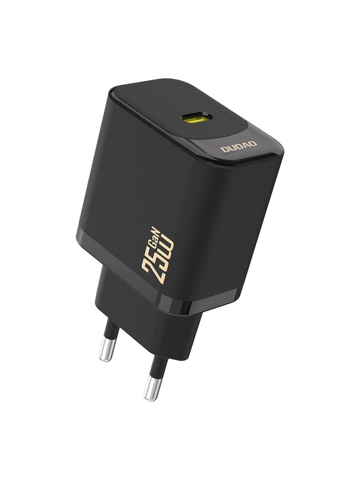 Dudao A27 25W GaN USB-C Wall Charger - Black, Mobil Oplader