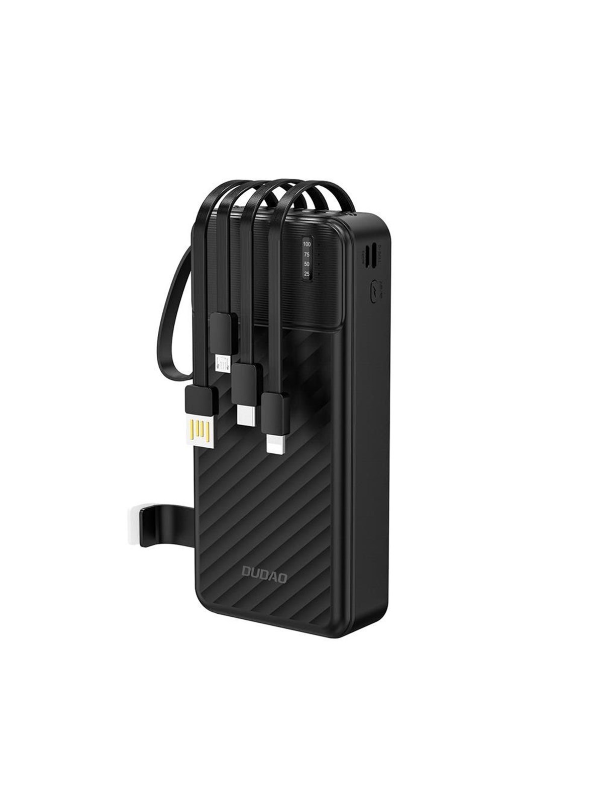 Dudao K11 Pro Powerbank with Built-in Cables Powerbank - Sort - 20000 mAh