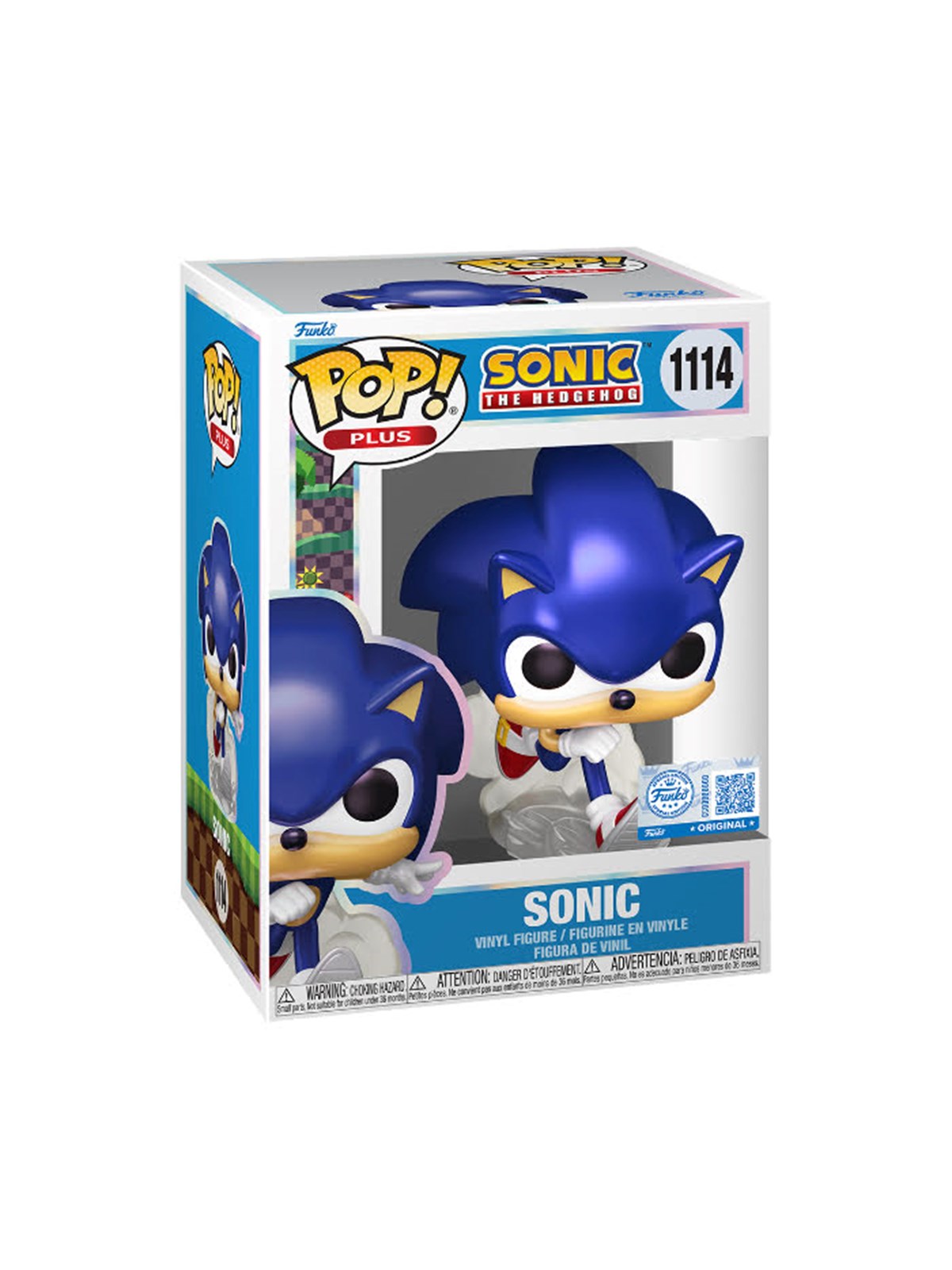Funko! - Funko POP Vinyl Excl Sonic - Figur, Merchandise