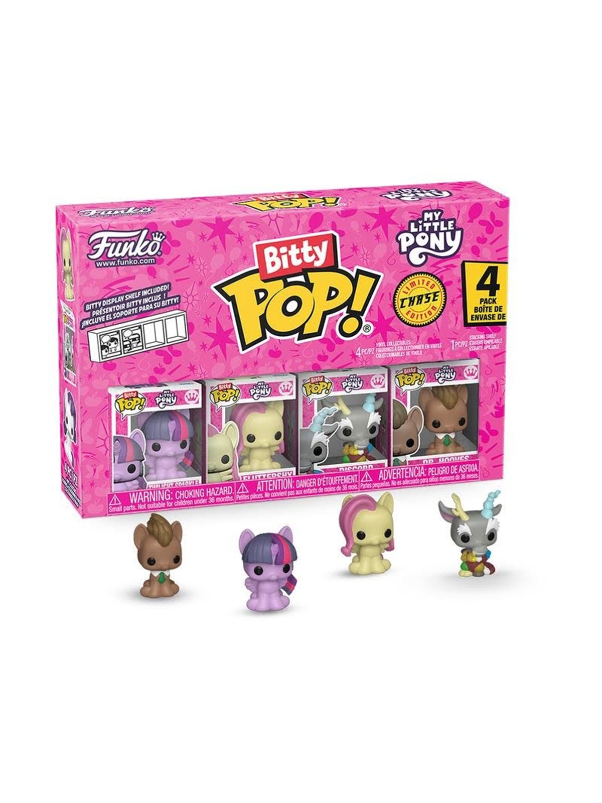 Funko! - Bitty POP 4PK MLP TwilightSparkle (with chase) - Figur, Merchandise