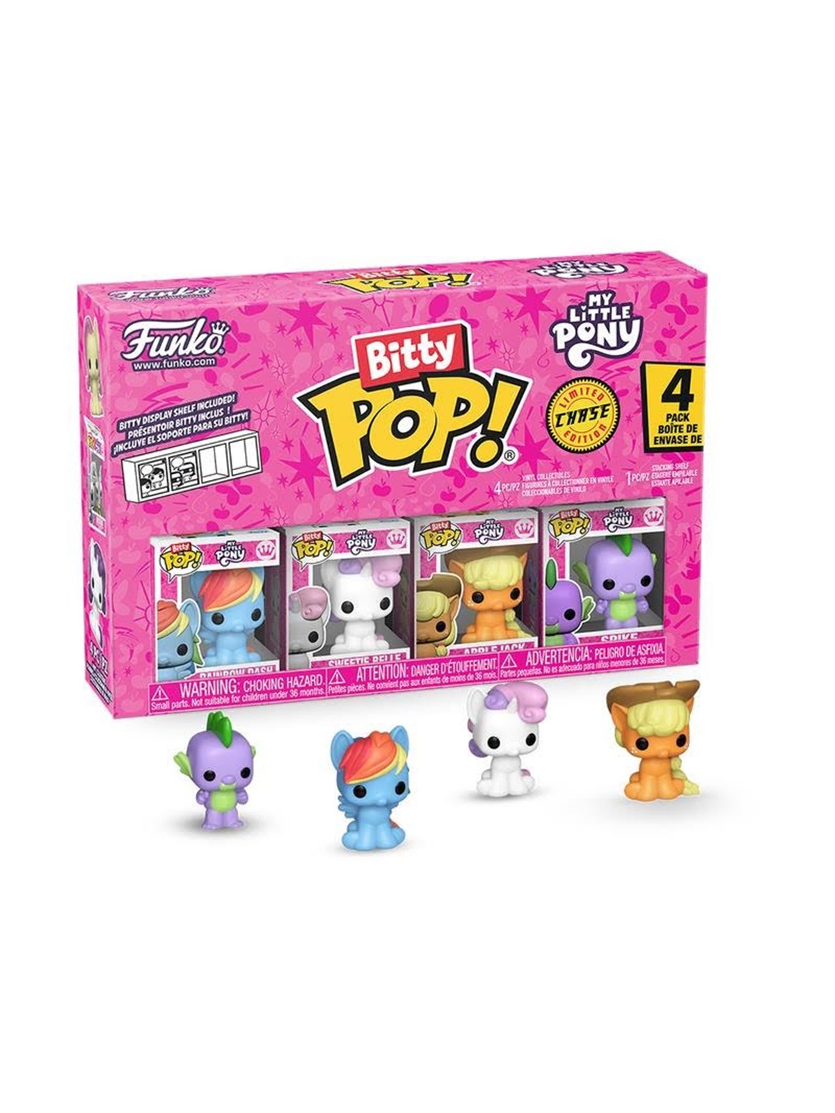 Funko! - Bitty POP 4PK MLP Rainbow Dash - Figur, Merchandise
