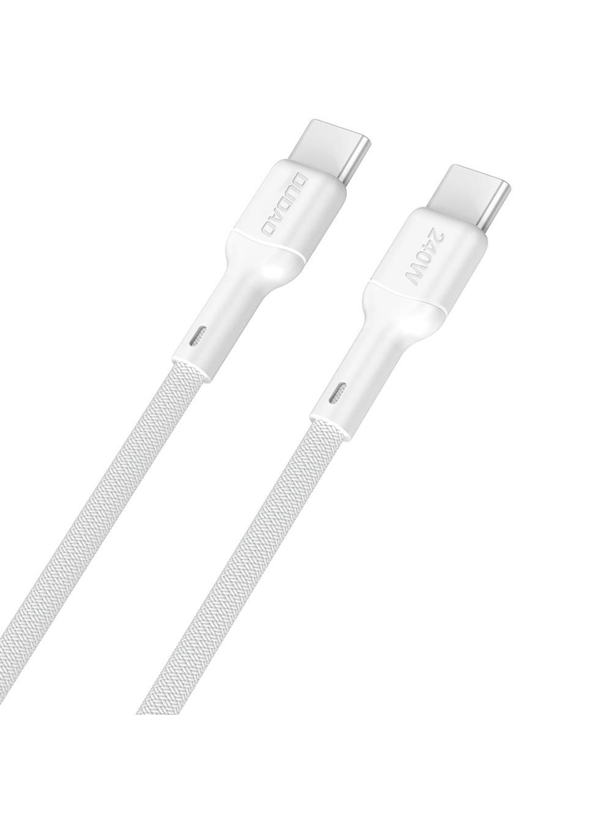 Dudao L9C Max 240W PD USB-C - USB-C Cable 1.2m - White, Usb Kabel