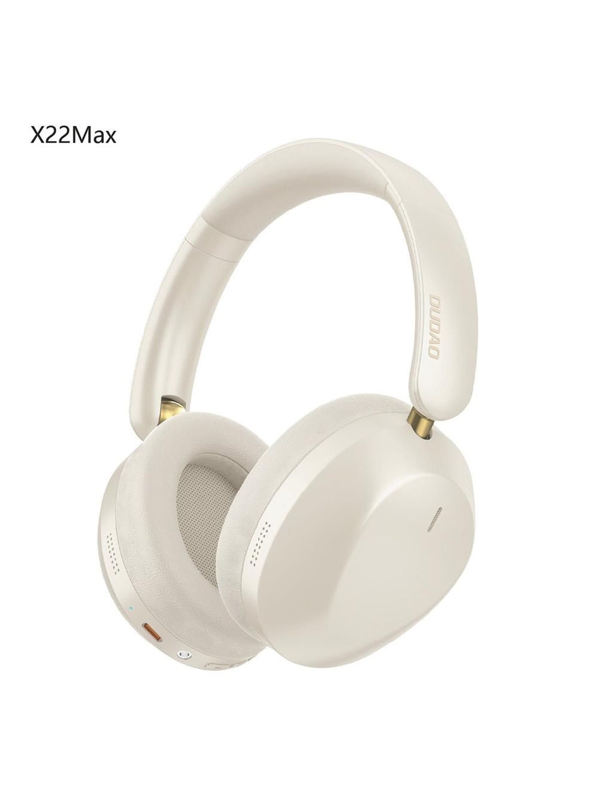 Dudao X22 Max Wireless On-Ear Bluetooth Headphones with ANC - Beige, Hovedtelefonerheadset2
