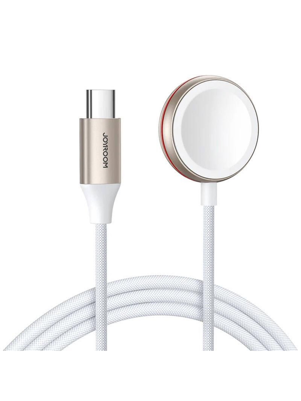 Joyroom Magnetic Charger Cable S?IW011 - USB?C 5V 1.2m - White, Smartwatch Tilbehør