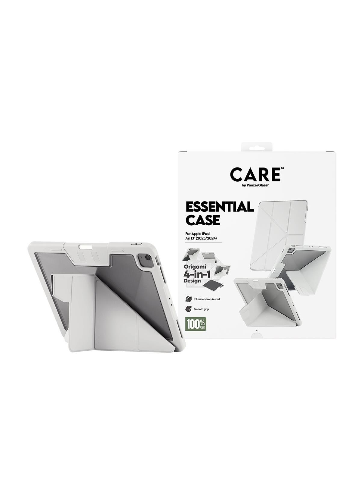 CARE by PanzerGlass Essential Case Light Grey iPad Air 13" (2024-2026), Tablet Cover