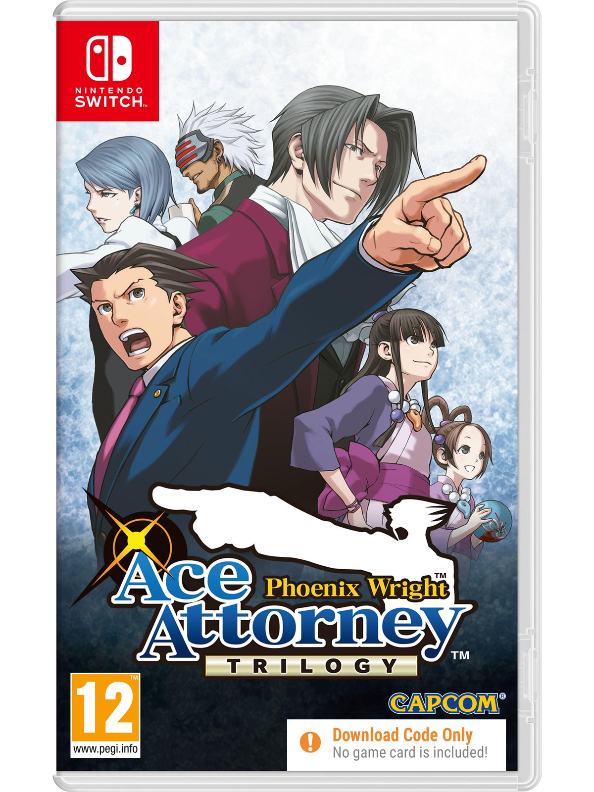 Phønix Wright - Ace Attorney Trilogy (Code in a Box) - Nintendo Switch - Visual Novel