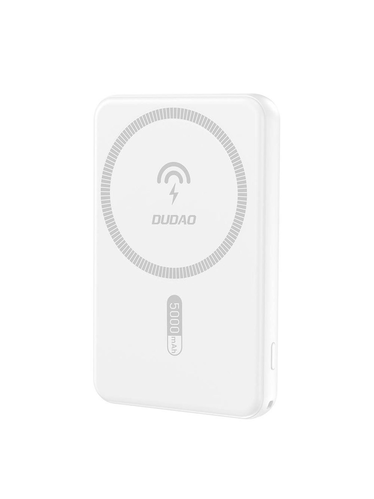 Dudao K14S USB-A / USB-C / MagSafe wireless powerbank 20W 5000mAh - white Powerbank - Hvid - 5000 mAh