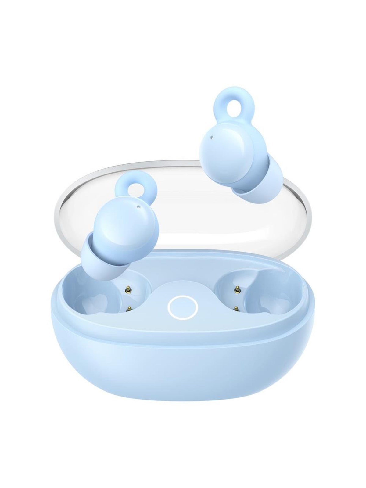 Joyroom JR-TS3 wireless in-ear headphones for sleeping - blue, Hovedtelefonerheadset2