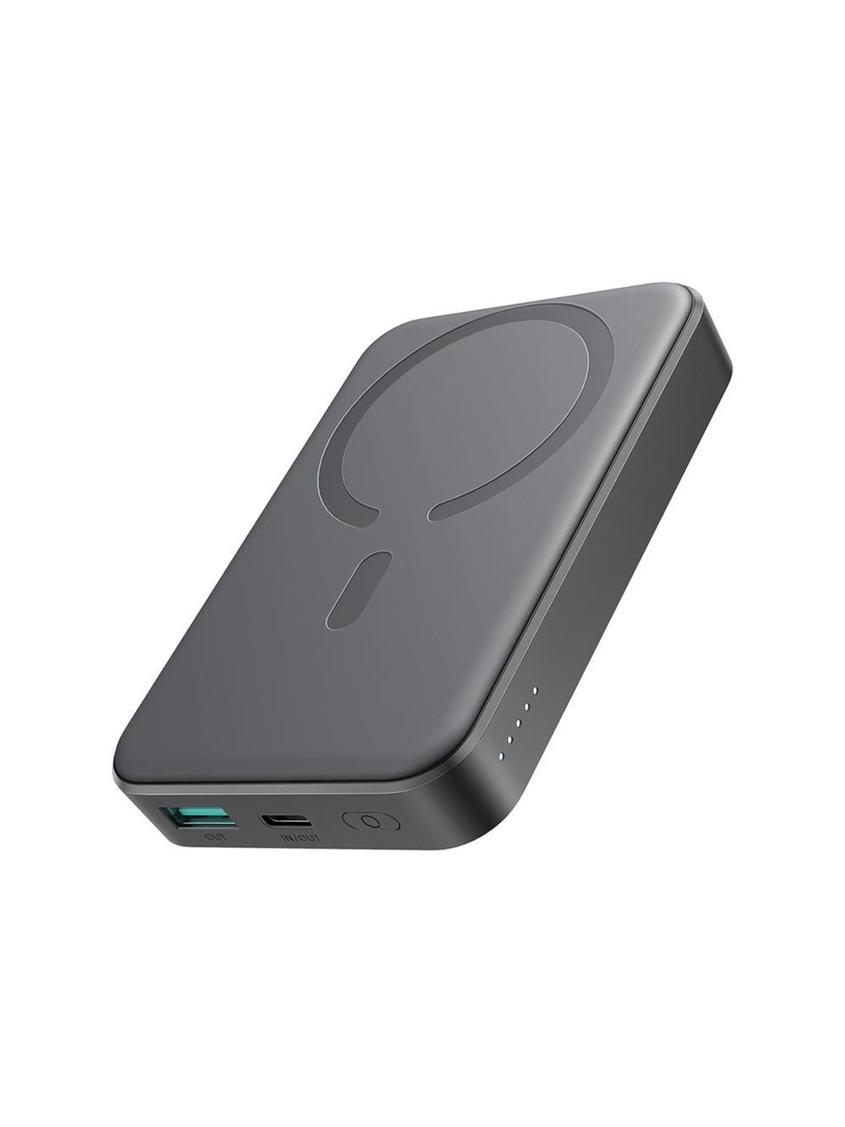 Joyroom Powerbank JR-W020 20W 10000mAh MagSafe + USB-C - USB-C cable 0.25m - black Powerbank - Sort - 10000 mAh
