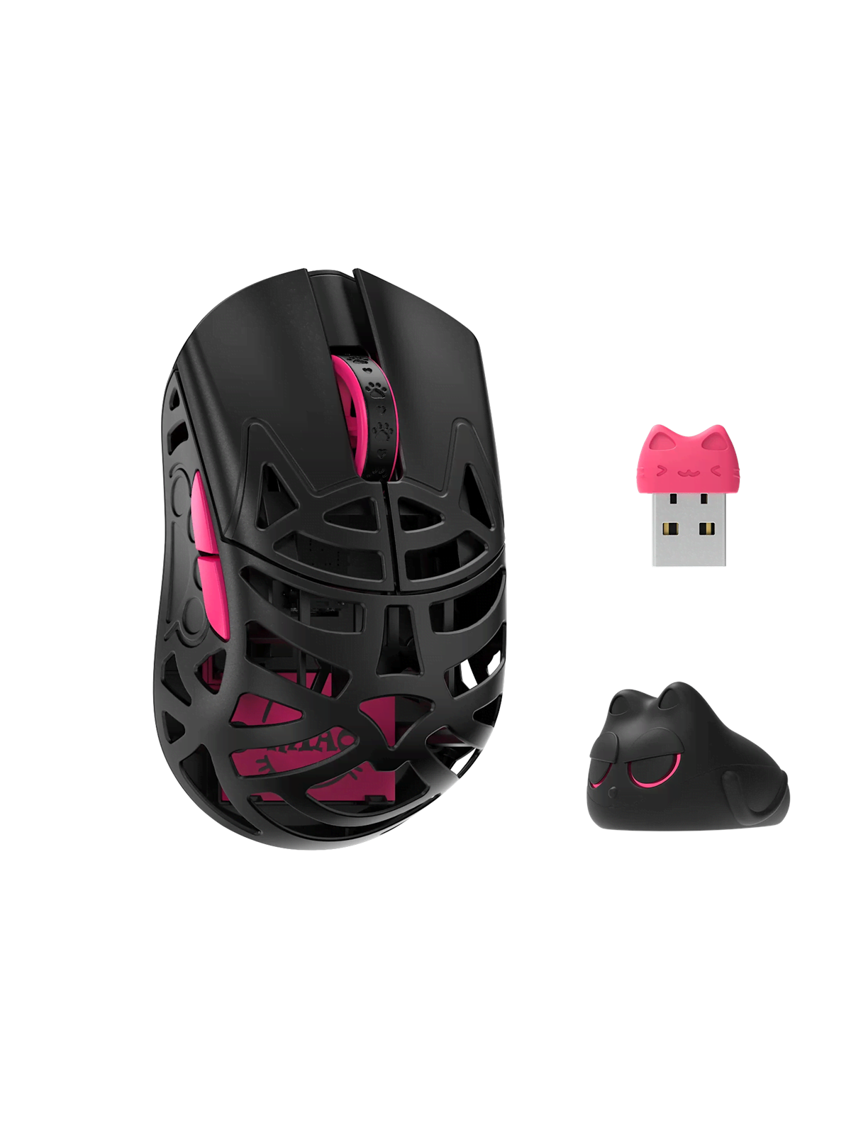 WLMouse Beast Miao (Omron) / Wireless 8K / Magnesium - Gaming Mus - Optisk - 5 knapper - Sort