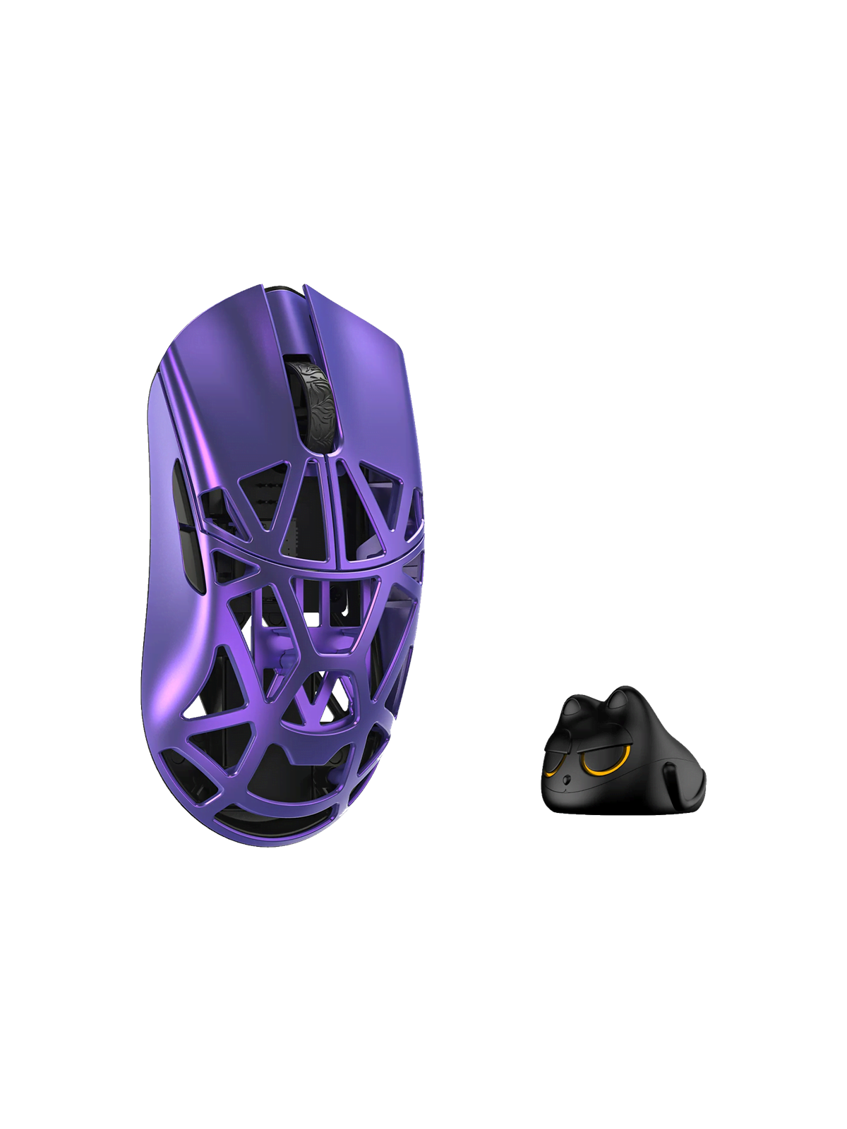 WLMouse Beast X Mini (Solid Side + Omron) / Wireless 8K / Magnesium - Gaming Mus - Optisk - 5 knapper - Lilla