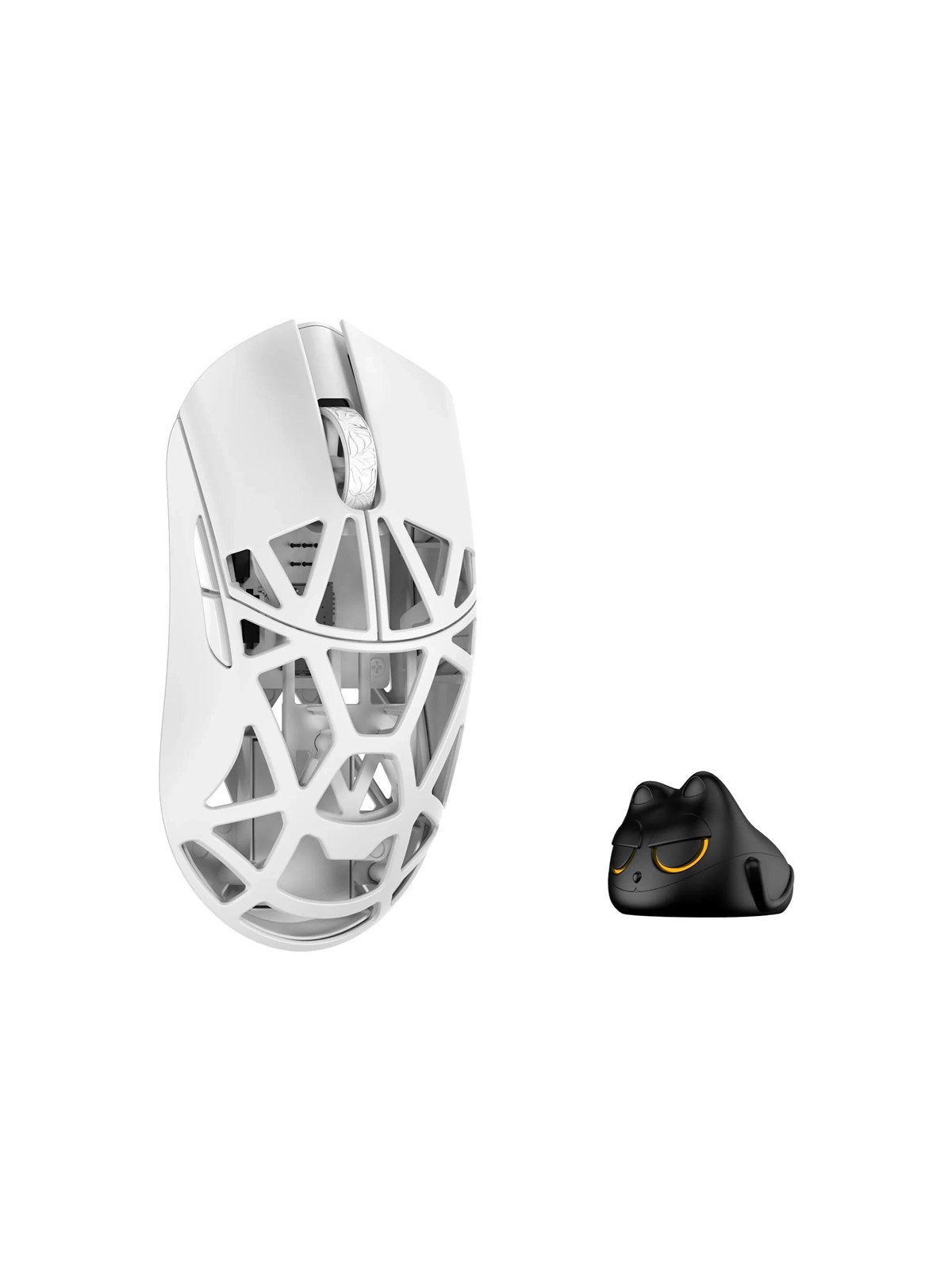 WLMouse Beast X Mini (Solid Side + Omron) / Wireless 8K / Magnesium - Gaming Mus - Optisk - 5 knapper - Hvid