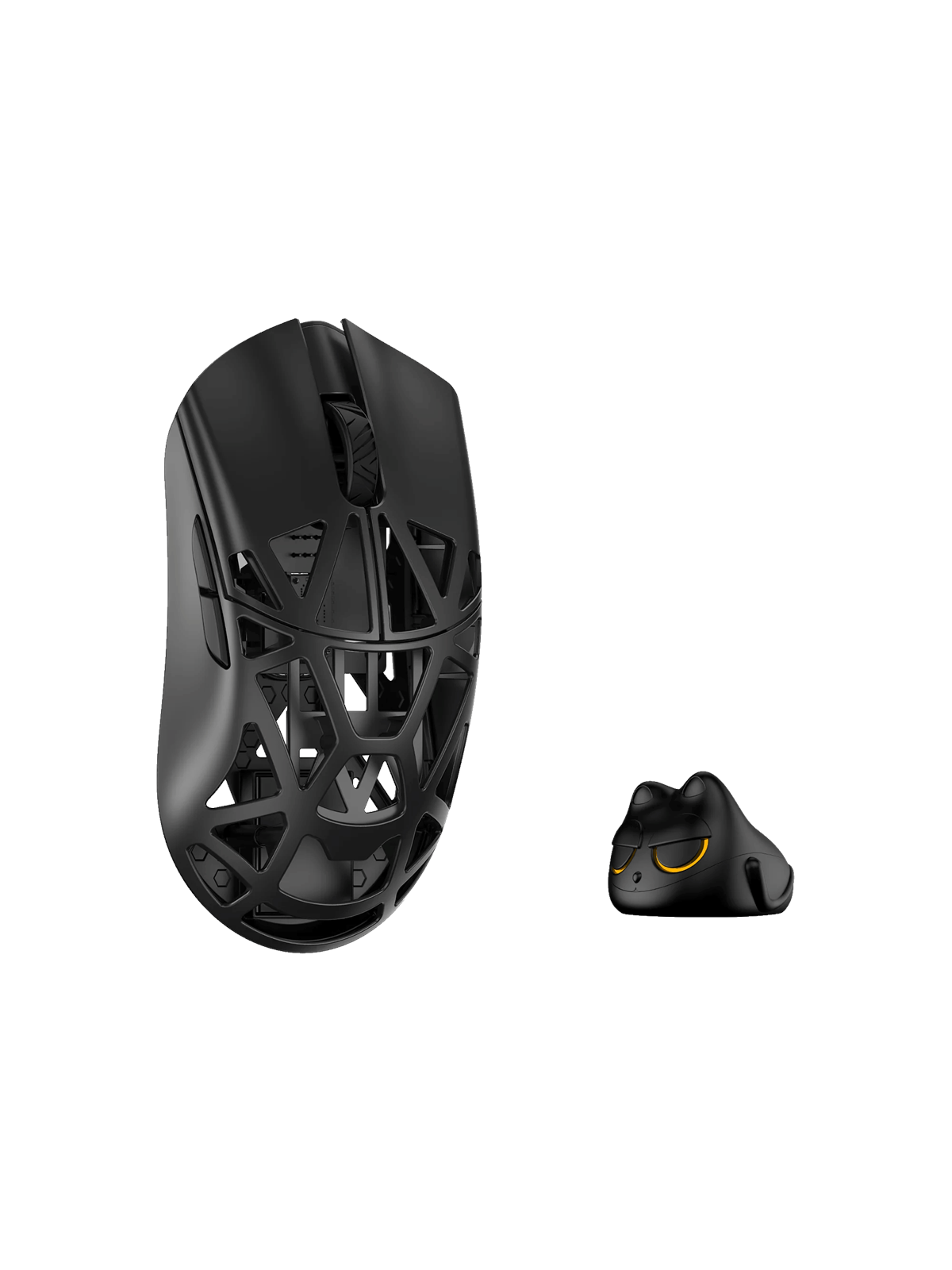 WLMouse Beast X Pro (Solid Side + Omron) / Wireless 8K / Magnesium - Gaming Mus - Optisk - 5 knapper - Sort