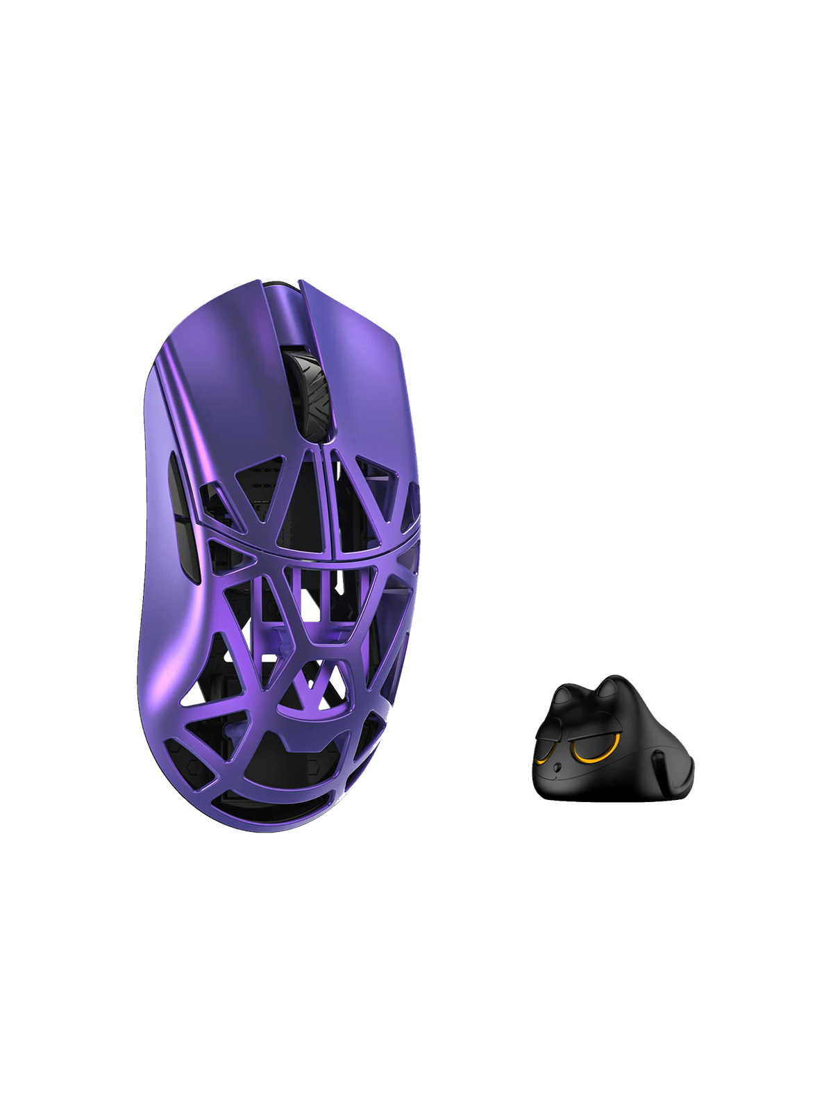 WLMouse Beast X Pro (Solid Side + Omron) / Wireless 8K / Magnesium - Gaming Mus - Optisk - 5 knapper - Lilla