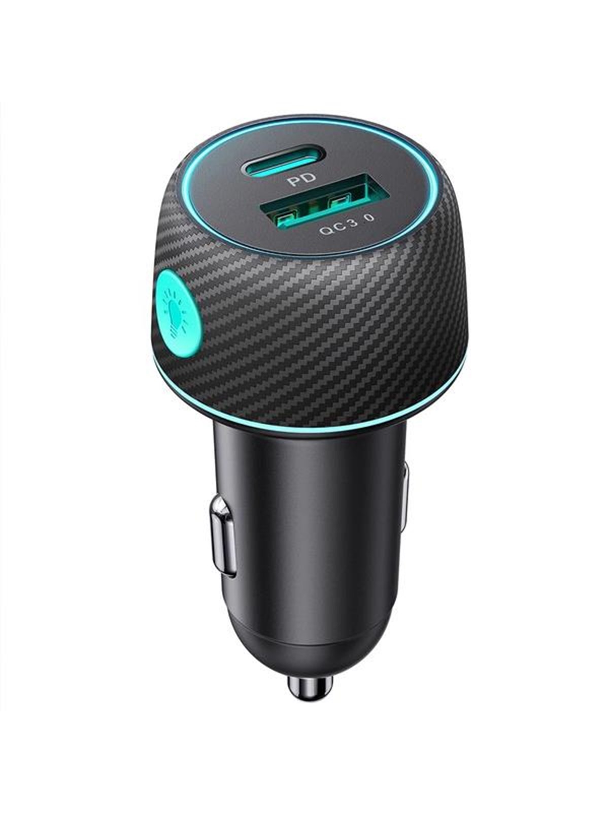 Joyroom 60W USB-C USB-A car charger JR-CCN01 - black, Mobil Oplader