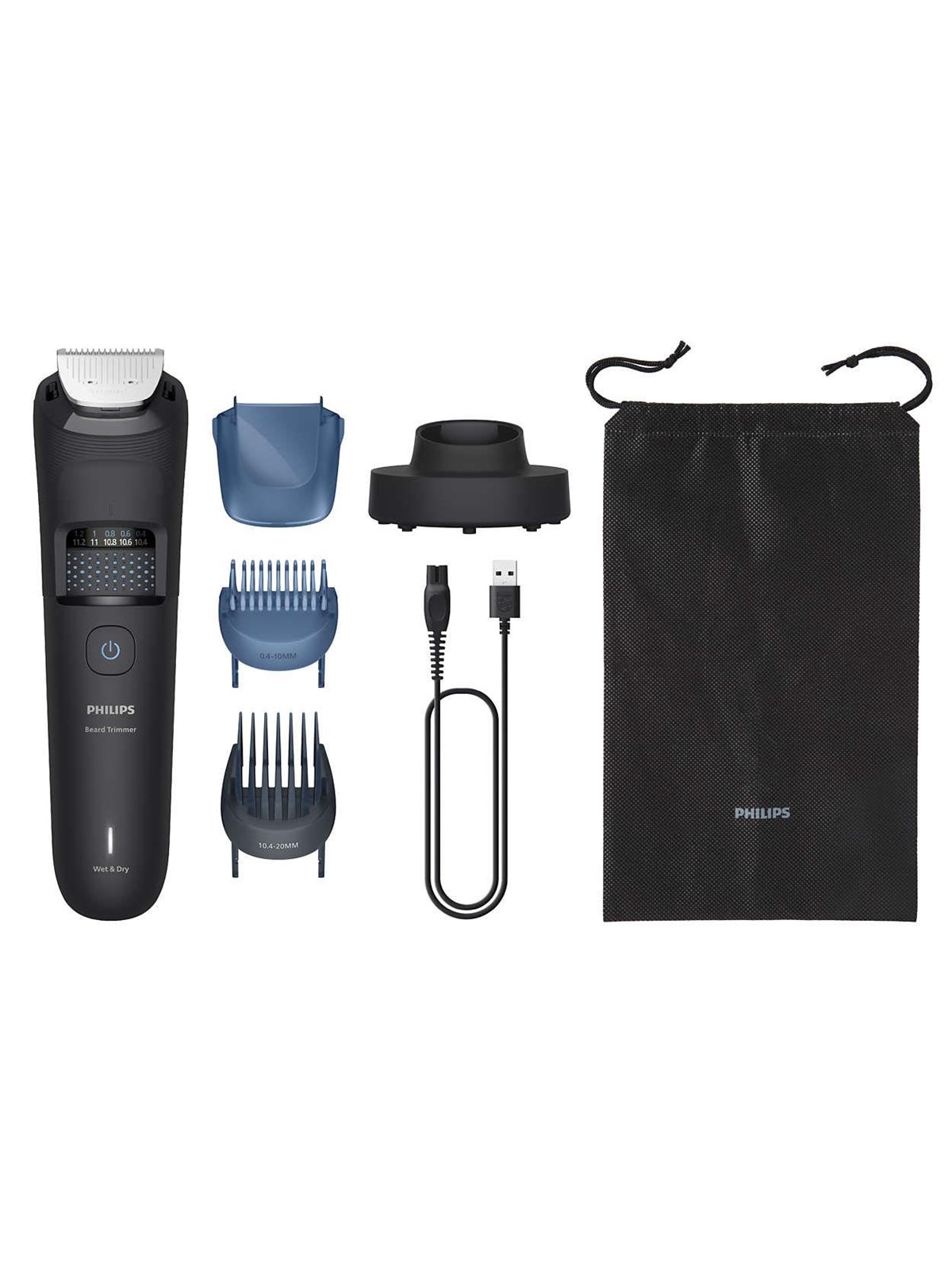 Philips Skægtrimmer 5000 Series BT5780 - deep black, Hårtrimmer