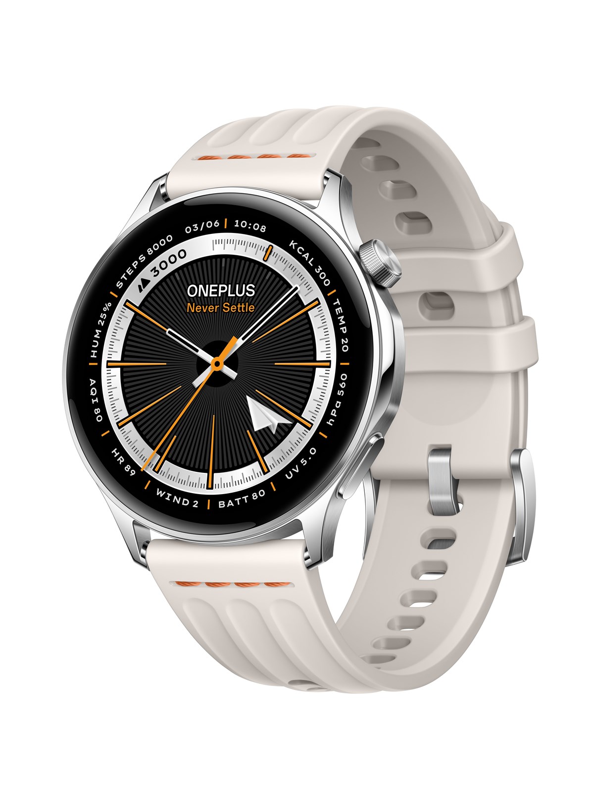 OnePlus Watch Lite 45mm - Silver, Smartwatch