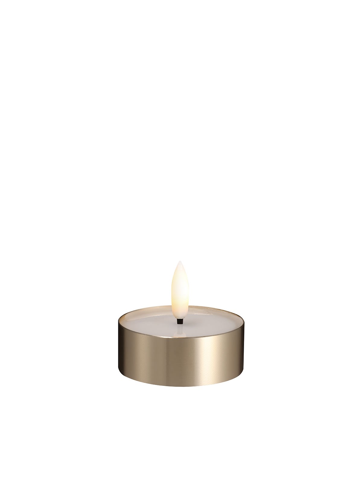 Moods & More LED Melted tealight - Metal brass finish, Boligindretning