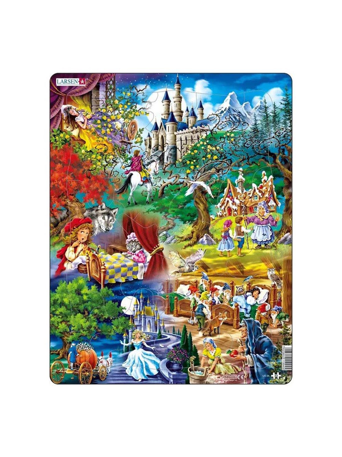 Selecta Play Larsen Jigsaw Puzzle Grimm's Fairy Tales 33 pcs. Floor