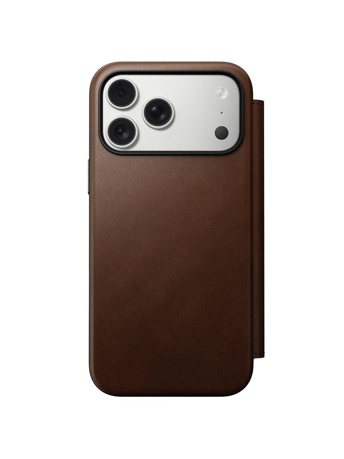 Nomad Modern Leather Folio brown - iPhone 17 Pro Max, Mobilcover