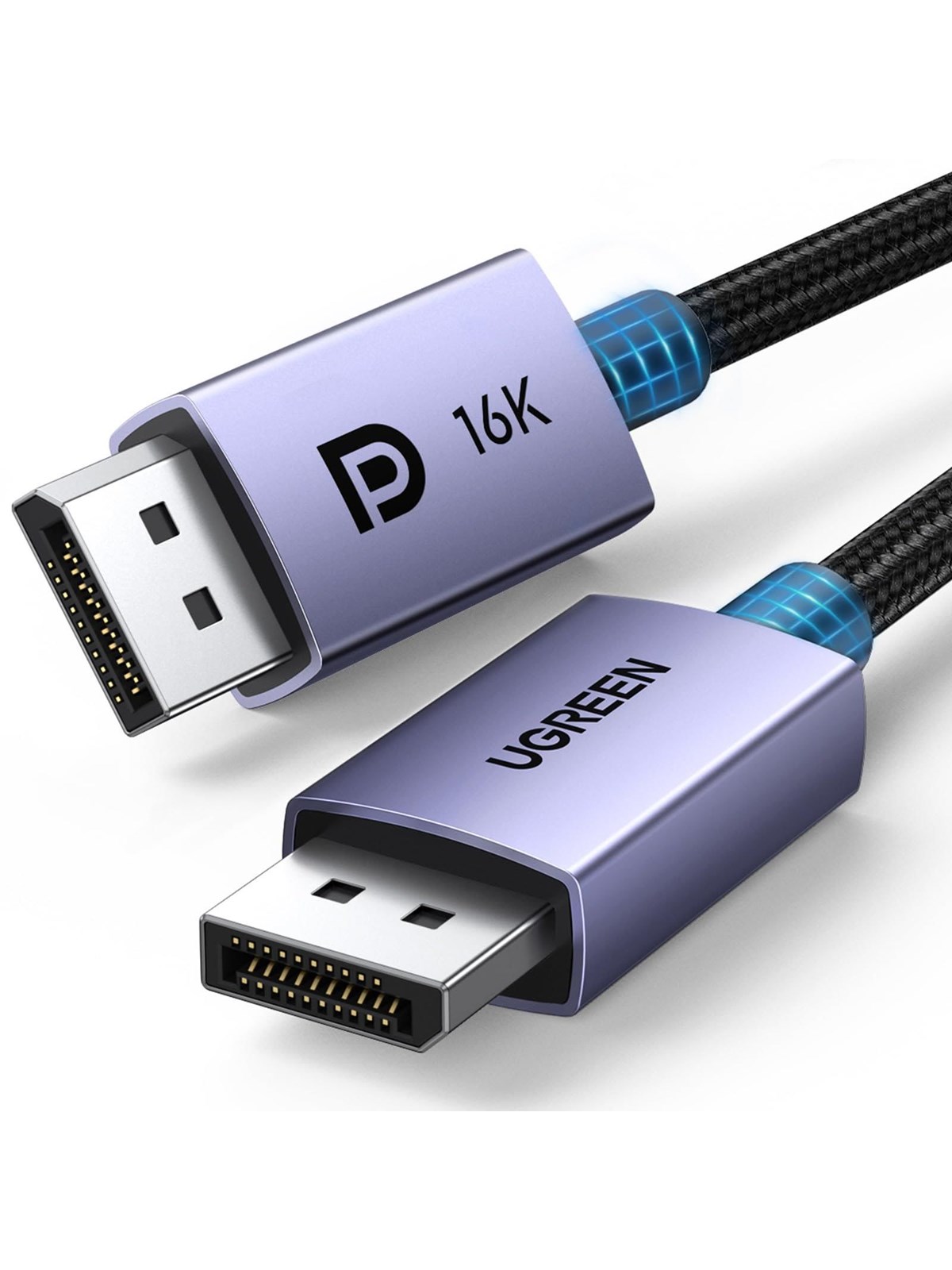 UGREEN DisplayPort 2.1 - 2m - Black, Skærmkabel