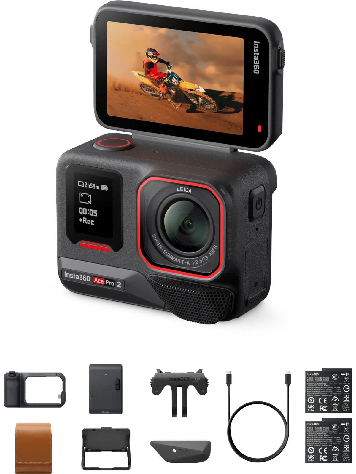 Insta360 Ace Pro 2 Flash Print Bundle, Action Kamera