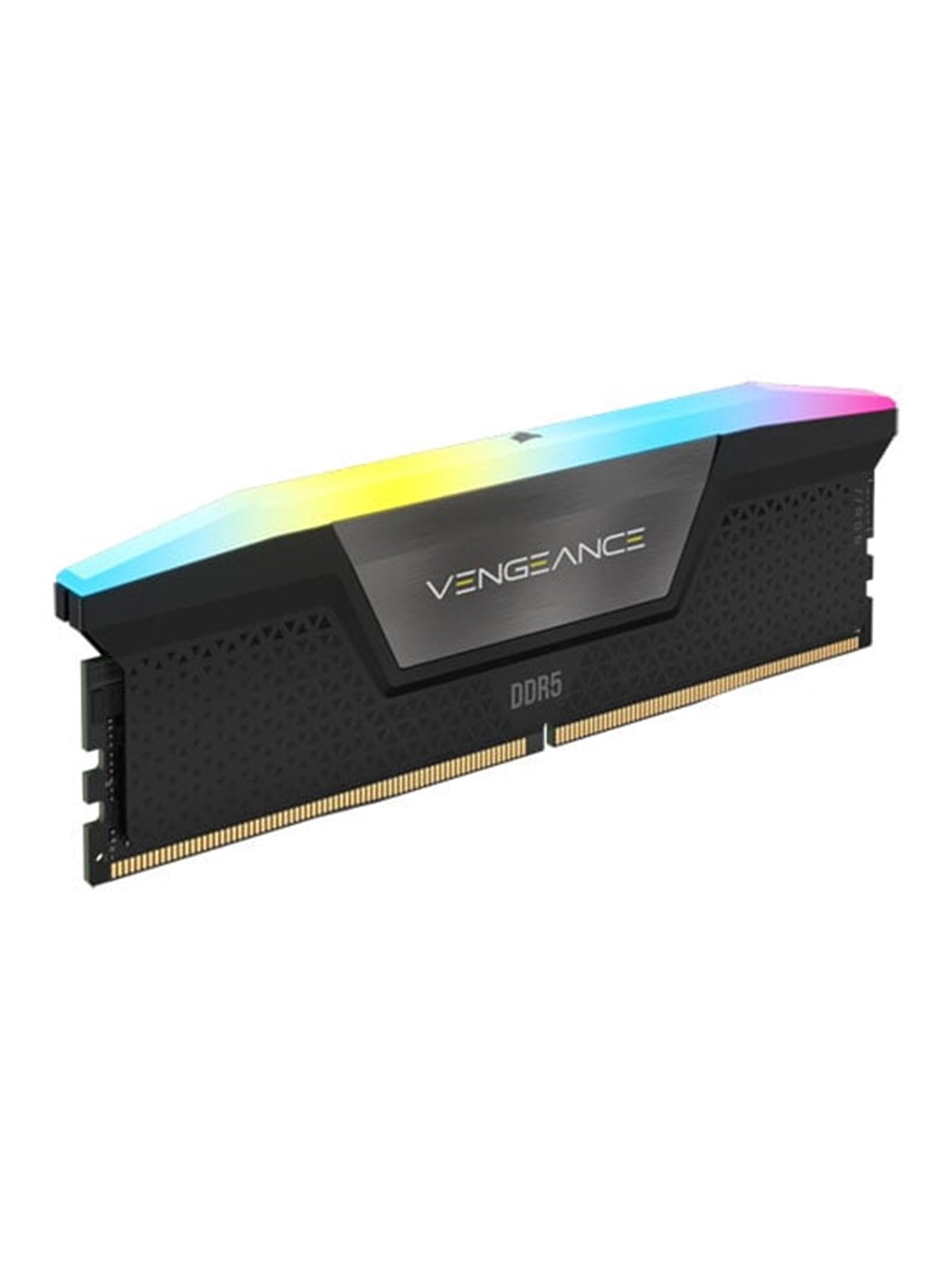 Corsair Vengeance RGB DDR5-5200 - 8GB - CL40 - Single Channel (1 pcs) - Intel XMP - Sort med RGB