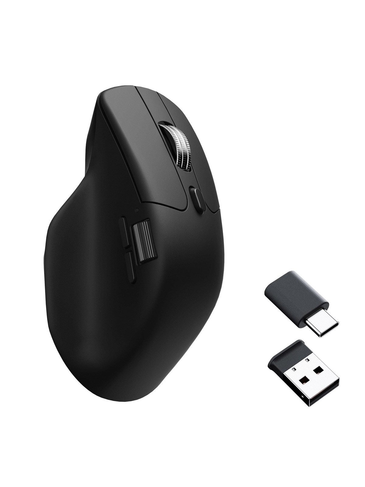Keychron M6 Silent - Light 86g Wireless 1K - Ergonomisk mus - Optisk - 6 knapper - Sort